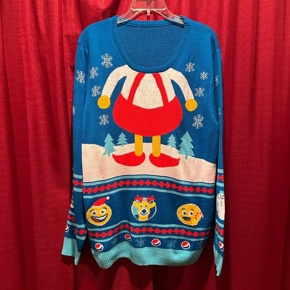 Pepsi Ugly Christmas Sweater Size XL / New